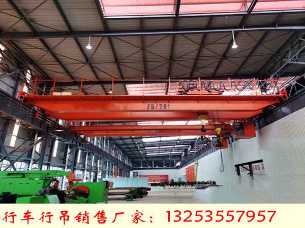 浙江宁波行车行吊销售厂家40吨24米跨度双梁起重机