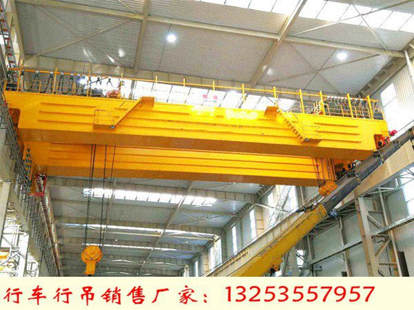 山东日照双梁桥式起重机厂家QD型160/32T行吊结构