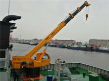 船用液压伸缩回转吊