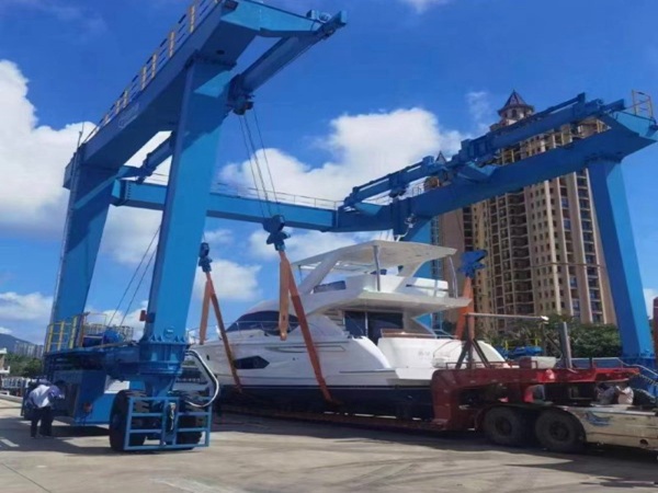 ​广东潮州游艇搬运机厂家MBH船艇搬运机液压制动 可靠平稳